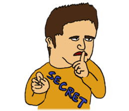 Funny guys from various nations sticker #4425995