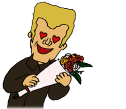 Funny guys from various nations sticker #4426010