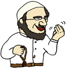 Funny guys from various nations sticker #4426011