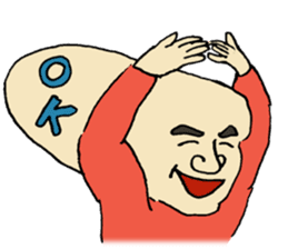 Funny guys from various nations sticker #4426014