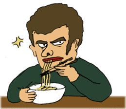 Funny guys from various nations sticker #4426016