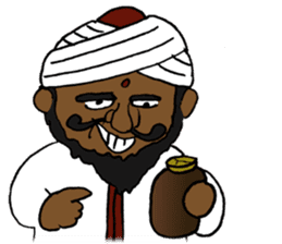 Funny guys from various nations sticker #4426022