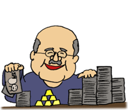 Funny guys from various nations sticker #4426023