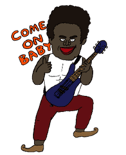 Funny guys from various nations sticker #4426026