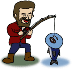 Funny guys from various nations sticker #4426030