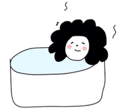 mop of hair sticker #4426193