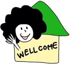 mop of hair sticker #4426205