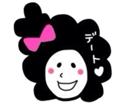 mop of hair sticker #4426211