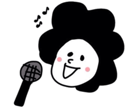 mop of hair sticker #4426215