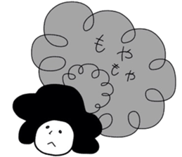 mop of hair sticker #4426220