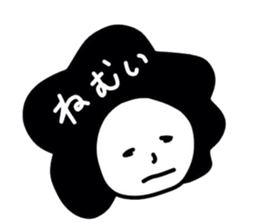 mop of hair sticker #4426226