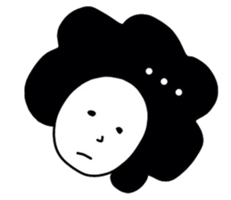 mop of hair sticker #4426231