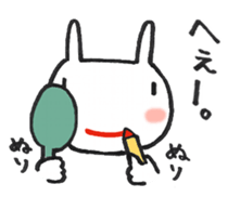 Rabbit and friends3 sticker #4426251