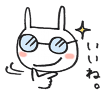 Rabbit and friends3 sticker #4426257