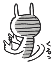 Rabbit and friends3 sticker #4426260