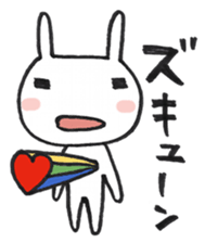 Rabbit and friends3 sticker #4426262