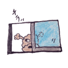 Ritochan of toy poodle sticker #4426693