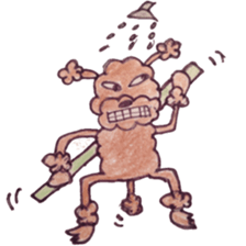 Ritochan of toy poodle sticker #4426697