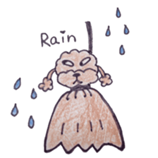 Ritochan of toy poodle sticker #4426704