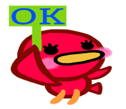 Very colorful and playful birds sticker #4426924