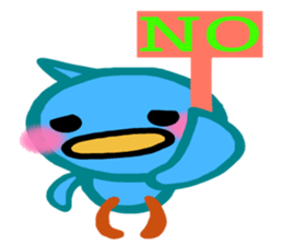 Very colorful and playful birds sticker #4426925