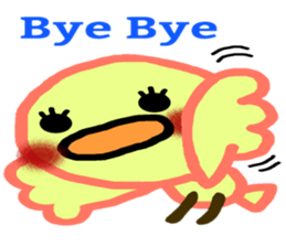 Very colorful and playful birds sticker #4426945