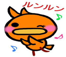 Very colorful and playful birds sticker #4426948