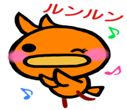 Very colorful and playful birds sticker #4426948