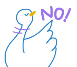 Cute swan sticker #4427150