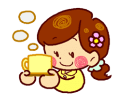 Daily life conversation (girl friend) sticker #4427982