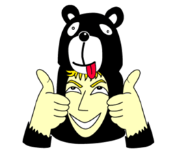 Tony who put on a whole wear of a bear sticker #4428077