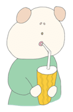 Dog wearing the clothes sticker #4428565