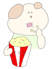 Dog wearing the clothes sticker #4428566