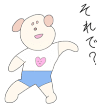 Dog wearing the clothes sticker #4428580