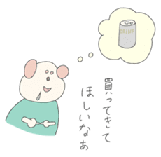 Dog wearing the clothes sticker #4428583