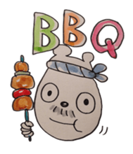 awajishima ossan bear sticker #4429047