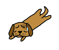 Dog and cat class willful four of them sticker #4429527