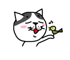 Dog and cat class willful four of them sticker #4429532