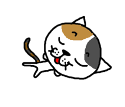 Dog and cat class willful four of them sticker #4429544