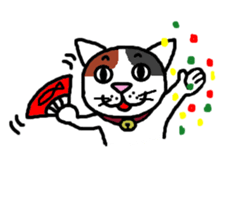 Dog and cat class willful four of them sticker #4429548