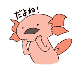 Mr. Axolotl sticker #4430028