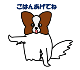 papillon dogcafe sticker #4430636