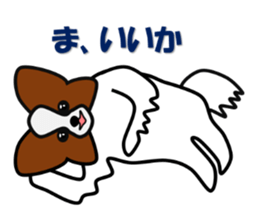 papillon dogcafe sticker #4430669