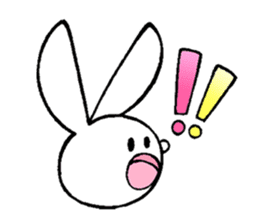 achabox Rabbit (White) sticker #4430832
