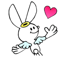 achabox Rabbit (White) sticker #4430839
