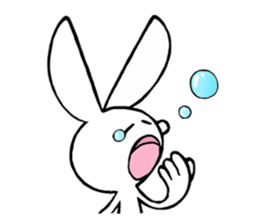 achabox Rabbit (White) sticker #4430851