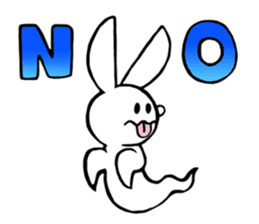 achabox Rabbit (White) sticker #4430861