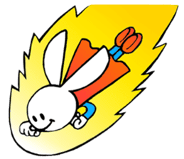 achabox Rabbit (White) sticker #4430863