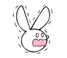 achabox Rabbit (White) sticker #4430869