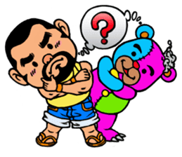 GOL & KUMAKUN ...and DINO sticker #4430892